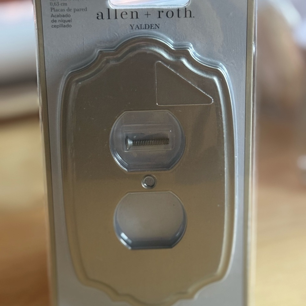 Allen + Roth Brushed Nickel Wall Plate Collection - Picture 5 of 7